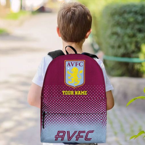 Aston Villa FC Custom Name Gift For Fans Backpack
