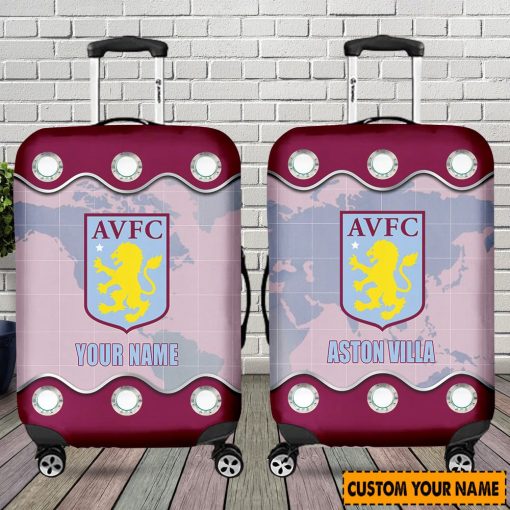 Aston Villa FC Custom Name New Edition Luggage Cover