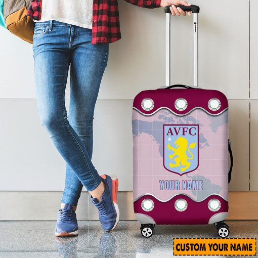 Aston Villa FC Custom Name New Edition Luggage Cover