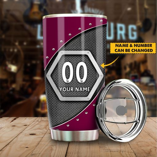 Aston Villa FC Custom Name New Edition Tumbler