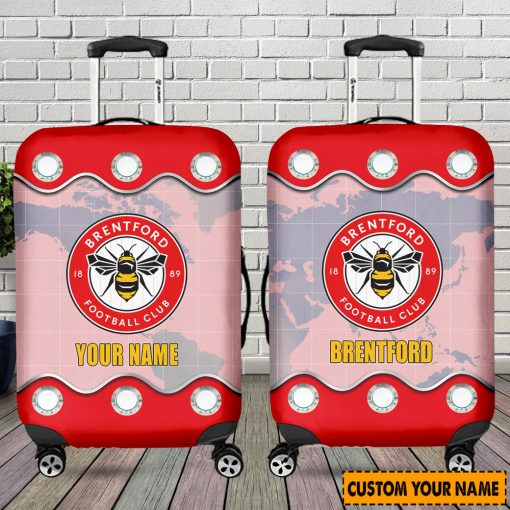 Brentford FC Custom Name New Edition Luggage Cover