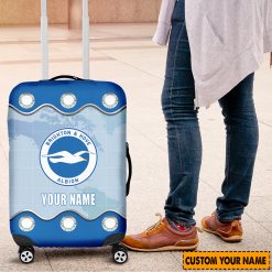 Brighton Hove Albion FC Custom Name New Edition Luggage Cover