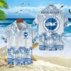 Brighton Hove Albion FC Custom Name Unique Tropical Pattern Aloha Outfit