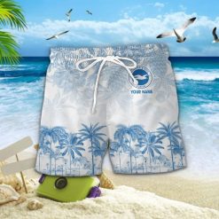 Brighton Hove Albion FC Custom Name Unique Tropical Pattern Aloha Outfit