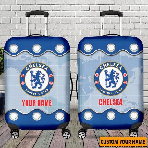 Chelsea FC Custom Name New Edition Luggage Cover