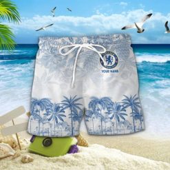 Chelsea FC Custom Name Unique Tropical Pattern Aloha Outfit