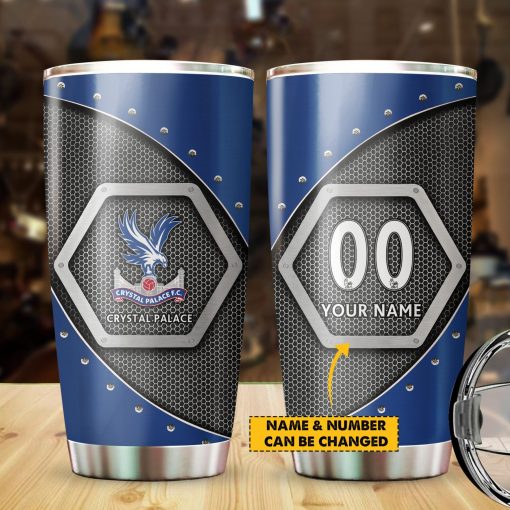 Crystal Palace FC Custom Name New Edition Tumbler