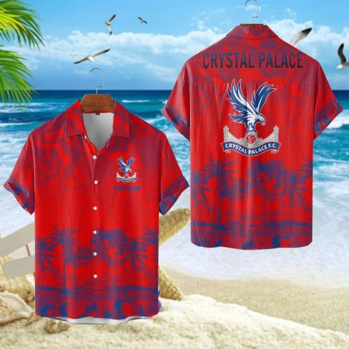 Crystal Palace FC Custom Name Unique Tropical Pattern Aloha Outfit