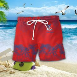 Crystal Palace FC Custom Name Unique Tropical Pattern Aloha Outfit