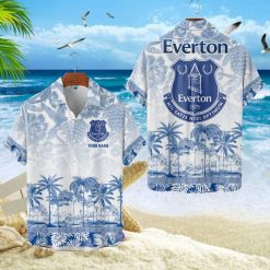Everton FC Custom Name Unique Tropical Pattern Aloha Outfit