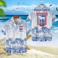 Ipswich Town FC Custom Name Unique Tropical Pattern Aloha Outfit