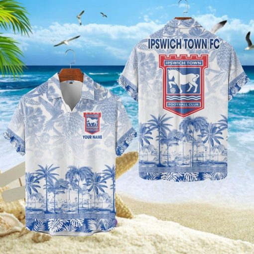 Ipswich Town FC Custom Name Unique Tropical Pattern Aloha Outfit
