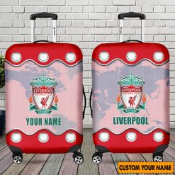 Liverpool FC Custom Name New Edition Luggage Cover