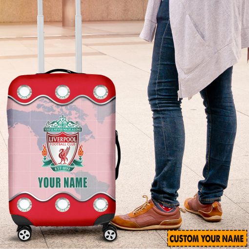 Liverpool FC Custom Name New Edition Luggage Cover