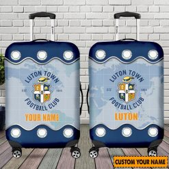 Luton Town FC Custom Name New Edition Luggage Cover