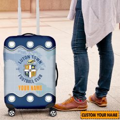 Luton Town FC Custom Name New Edition Luggage Cover