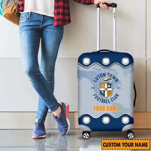 Luton Town FC Custom Name New Edition Luggage Cover