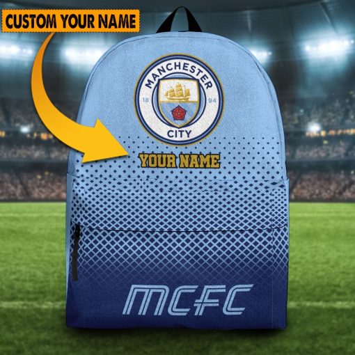 Manchester City Custom Name Gift For Fans Backpack