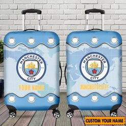 Manchester City Custom Name New Edition Luggage Cover