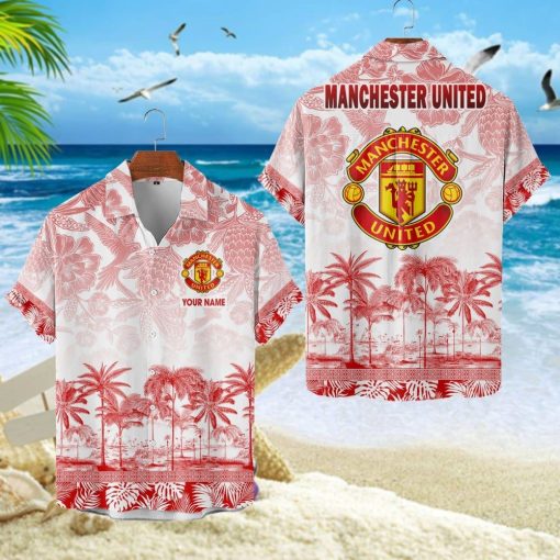 Manchester United Custom Name Unique Tropical Pattern Aloha Outfit