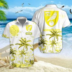 Norwich City FC Custom Name New Edition Aloha Outfit