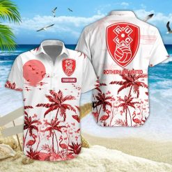 Rotherham United FC Custom Name New Edition Aloha Outfit