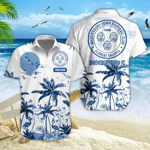 Shrewsbury Town FC Custom Name New Edition Aloha Outfit