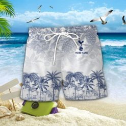 Tottenham Hotspur FC Custom Name Unique Tropical Pattern Aloha Outfit