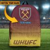 West Ham United FC Custom Name Gift For Fans Backpack