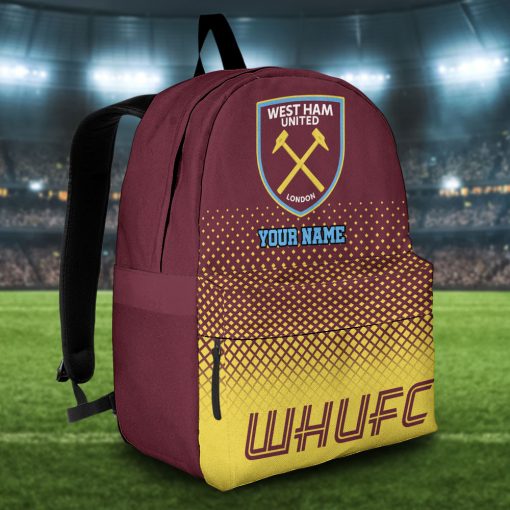 West Ham United FC Custom Name Gift For Fans Backpack
