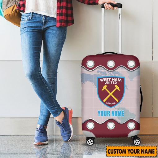 West Ham United FC Custom Name New Edition Luggage Cover