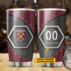 West Ham United FC Custom Name New Edition Tumbler