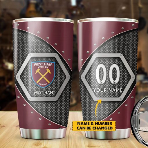 West Ham United FC Custom Name New Edition Tumbler