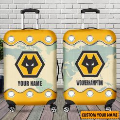 Wolverhampton Wanderers FC Custom Name New Edition Luggage Cover
