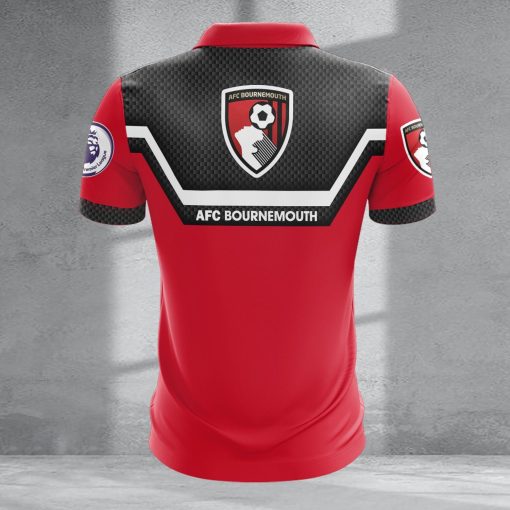 AFC Bournemouth Custom Name New Design Zipper Polo Shirt AFC Bournemouth Custom Name New Design Zipper Polo Shirt