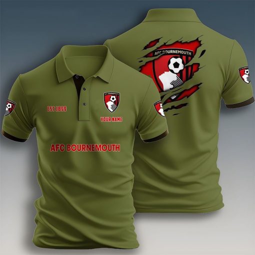 AFC Bournemouth Custom Name New Design Polo Shirt AFC Bournemouth Custom Name New Design Polo Shirt