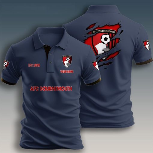 AFC Bournemouth Custom Name New Design Polo Shirt AFC Bournemouth Custom Name New Design Polo Shirt