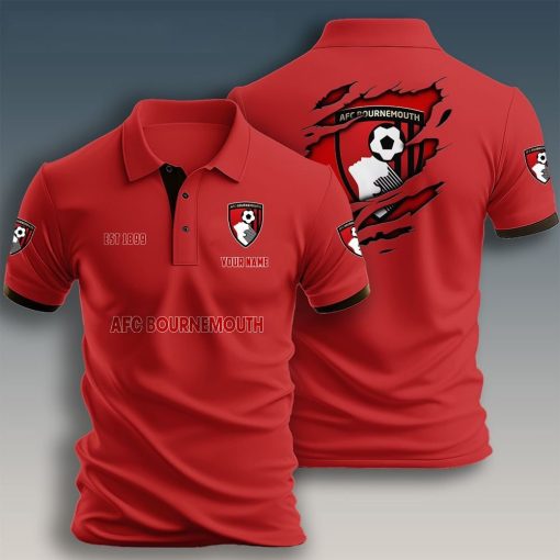 AFC Bournemouth Custom Name New Design Polo Shirt AFC Bournemouth Custom Name New Design Polo Shirt