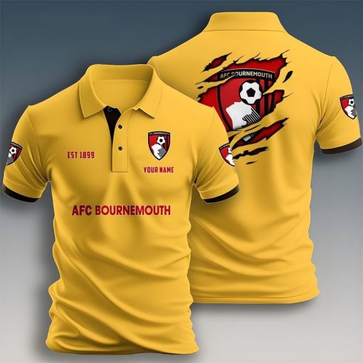 AFC Bournemouth Custom Name New Design Polo Shirt AFC Bournemouth Custom Name New Design Polo Shirt