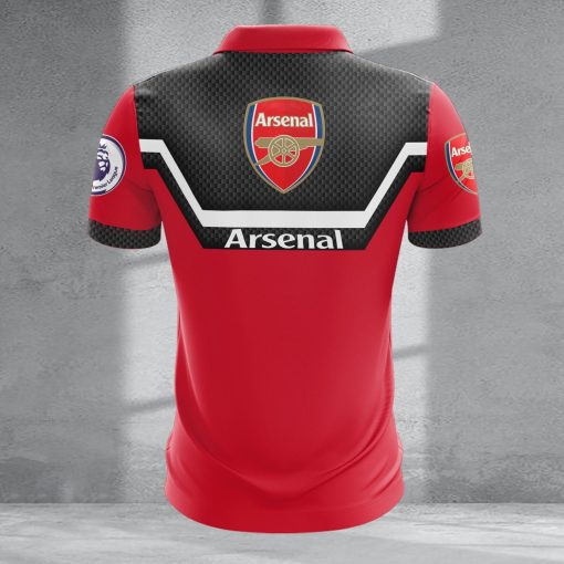 Arsenal FC Custom Name New Design Zipper Polo Shirt Arsenal FC Custom Name New Design Zipper Polo Shirt