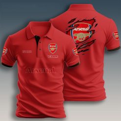 Arsenal FC Custom Name New Design Polo Shirt