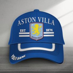 Aston Villa FC Custom Name New Version Classic Cap