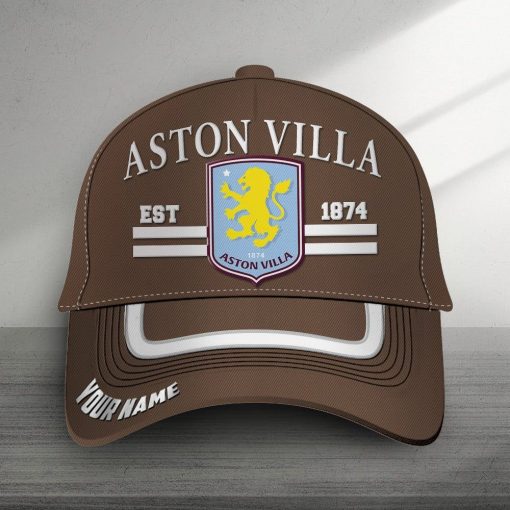 Aston Villa FC Custom Name New Version Classic Cap Aston Villa FC Custom Name New Version Classic Cap