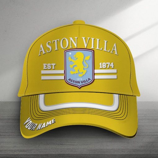 Aston Villa FC Custom Name New Version Classic Cap Aston Villa FC Custom Name New Version Classic Cap