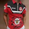 Brentford FC Custom Name New Design Zipper Polo Shirt