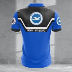 Brighton Hove Albion FC Custom Name New Design Zipper Polo Shirt