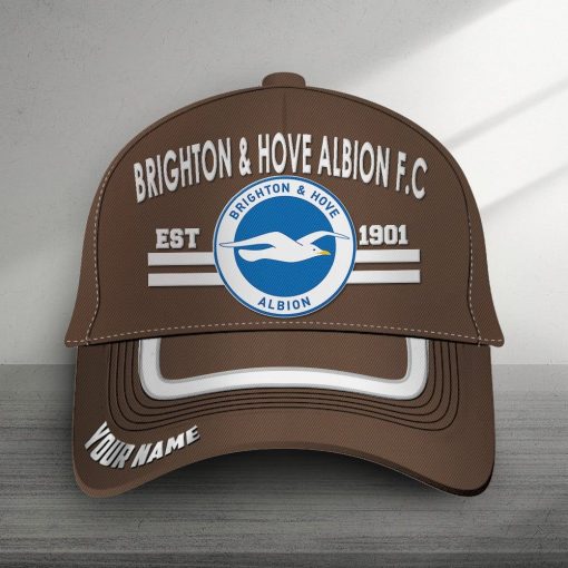 Brighton Hove Albion FC Custom Name New Version Classic Cap Brighton Hove Albion FC Custom Name New Version Classic Cap
