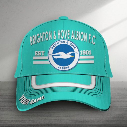 Brighton Hove Albion FC Custom Name New Version Classic Cap Brighton Hove Albion FC Custom Name New Version Classic Cap