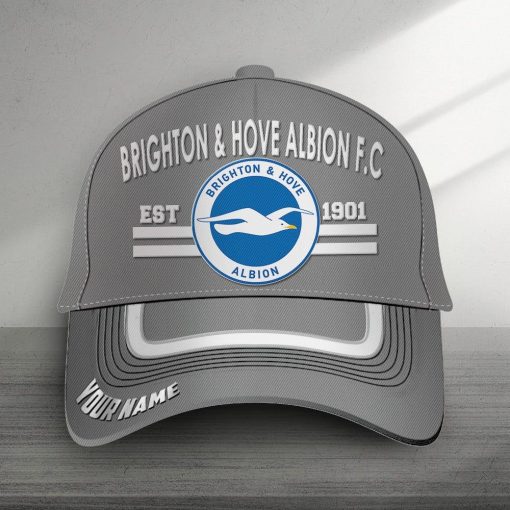 Brighton Hove Albion FC Custom Name New Version Classic Cap Brighton Hove Albion FC Custom Name New Version Classic Cap