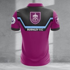 Burnley FC Custom Name New Design Zipper Polo Shirt